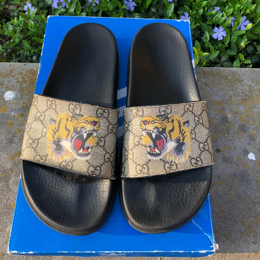 Gucci Tiger Slides